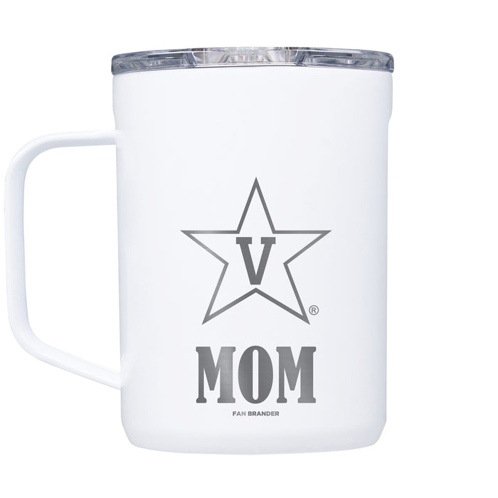 Corkcicle Coffee Mug with Vanderbilt Commodores Mom and Primary Logo