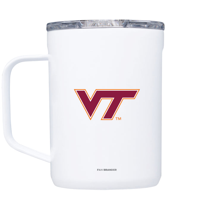 Corkcicle Coffee Mug with Virginia Tech Hokies Primary Logo