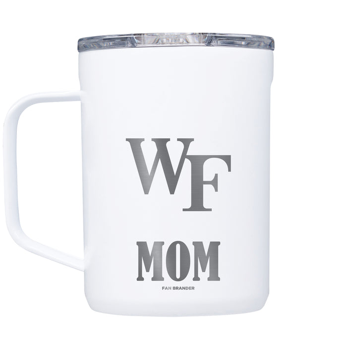 Corkcicle Coffee Mug with Wake Forest Demon Deacons Mom and Primary Logo