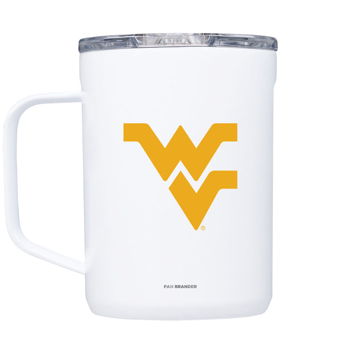 Corkcicle Coffee Mug with West Virginia Mountaineers Primary Logo