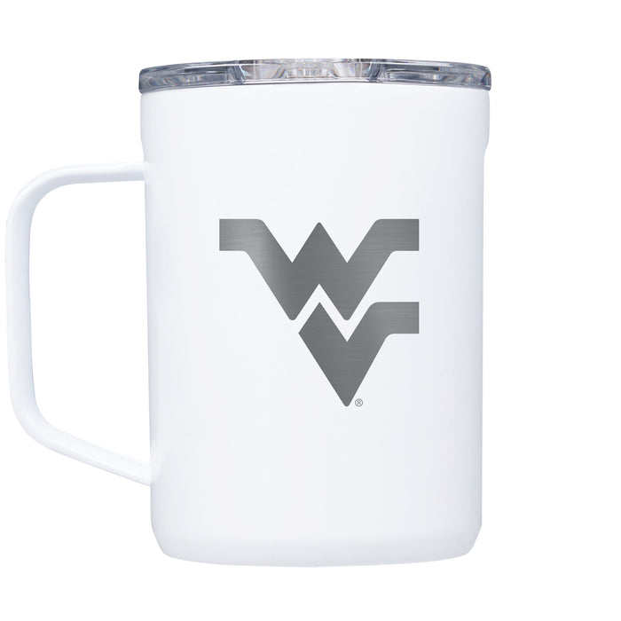 Corkcicle Coffee Mug with West Virginia Mountaineers Primary Logo