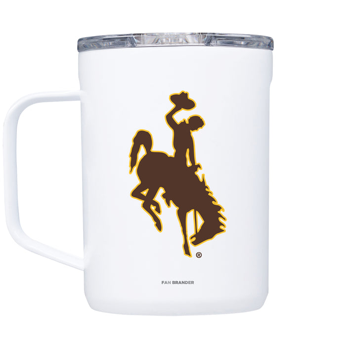 Corkcicle Coffee Mug with Wyoming Cowboys Primary Logo