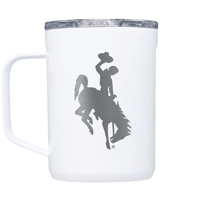 Corkcicle Coffee Mug with Wyoming Cowboys Primary Logo
