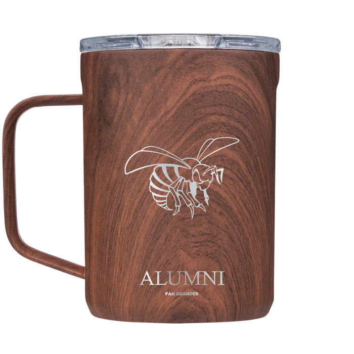 Corkcicle Coffee Mug with Alabama State Hornets Alumni Primary Logo