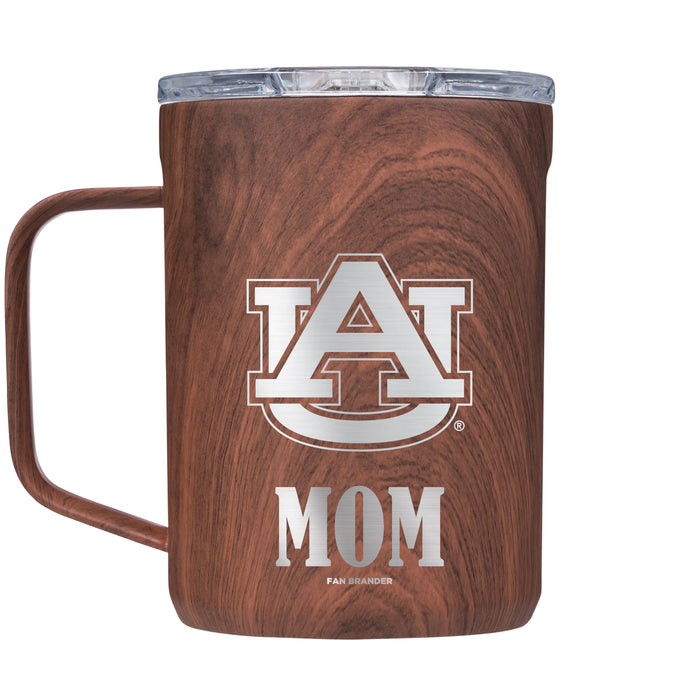 Corkcicle Coffee Mug with Auburn Tigers Mom and Primary Logo