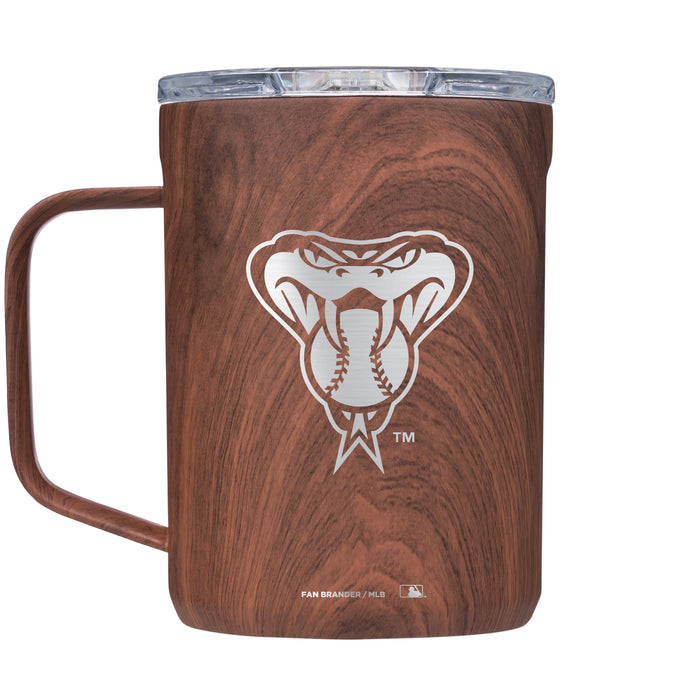 Corkcicle Coffee Mug with Arizona Diamondbacks Etched Secondary Logo