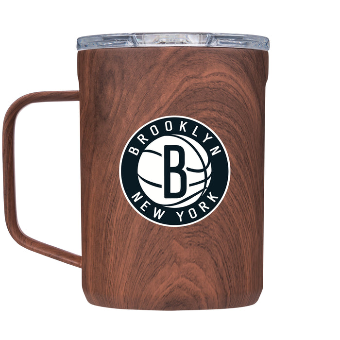 Corkcicle Coffee Mug with Brooklyn Nets Secondary Logo