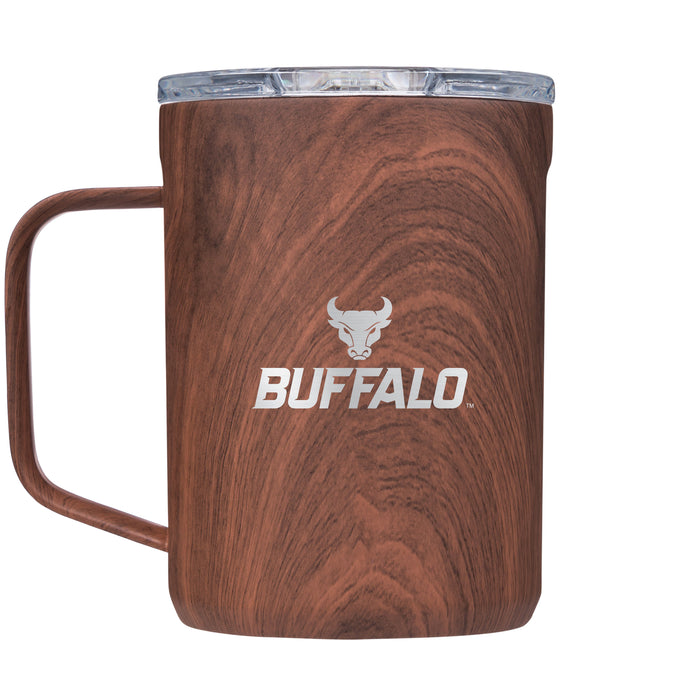 Corkcicle Coffee Mug with Buffalo Bulls Primary Logo