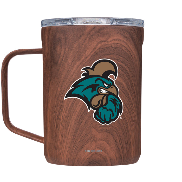 Corkcicle Coffee Mug with Coastal Carolina Univ Chanticleers Primary Logo