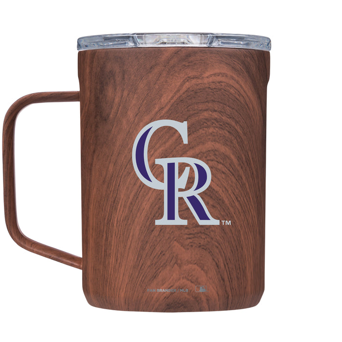 Corkcicle Coffee Mug with Colorado Rockies Primary Logo