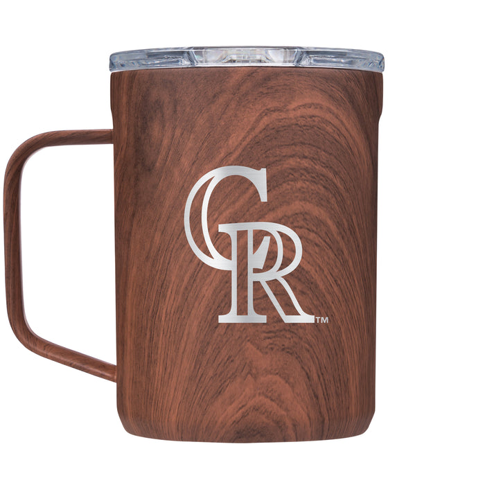 Corkcicle Coffee Mug with Colorado Rockies Primary Logo