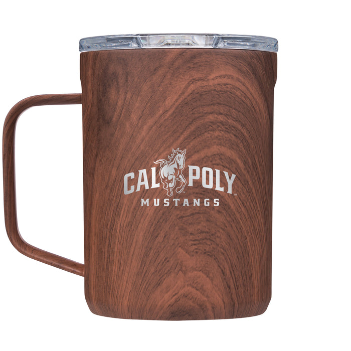 Corkcicle Coffee Mug with Cal Poly Mustangs Primary Logo