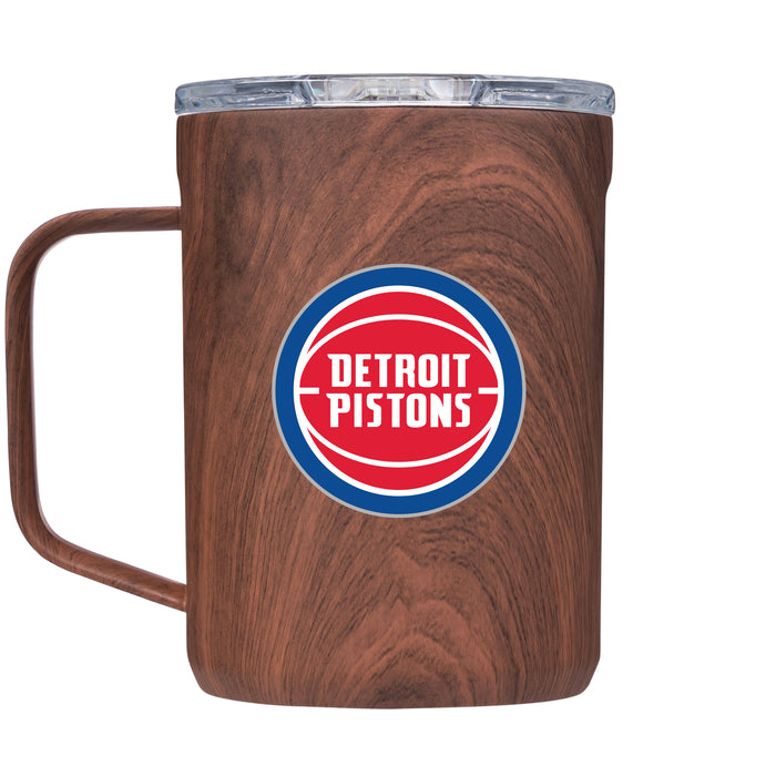 Corkcicle Coffee Mug with Detroit Pistons Primary Logo