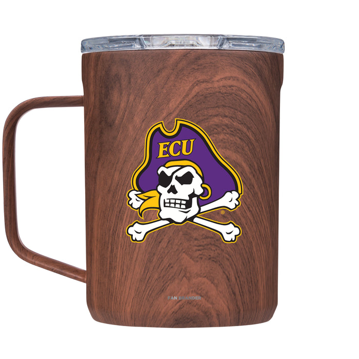 Corkcicle Coffee Mug with East Carolina Pirates Primary Logo