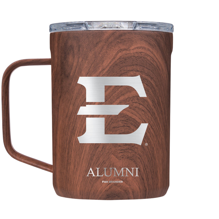 Corkcicle Coffee Mug with Eastern Tennessee State Buccaneers Alumni Primary Logo