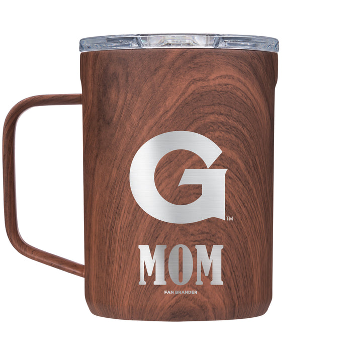 Corkcicle Coffee Mug with Georgetown Hoyas Mom and Primary Logo