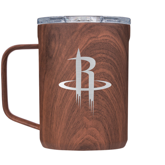 Corkcicle Coffee Mug with Houston Rockets Etched Primary Logo