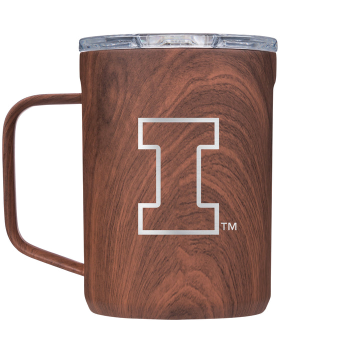 Corkcicle Coffee Mug with Illinois Fighting Illini Primary Logo