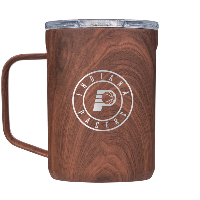 Corkcicle Coffee Mug with Indiana Pacers Etched Primary Logo