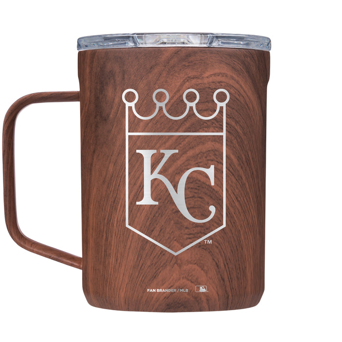 Corkcicle Coffee Mug with Kansas City Royals Etched Secondary Logo