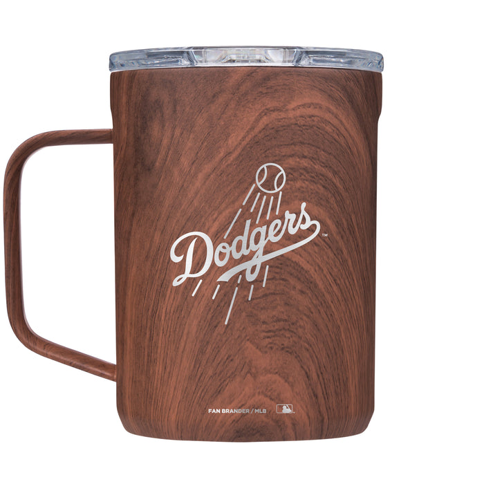 Corkcicle Coffee Mug with Los Angeles Dodgers Etched Secondary Logo