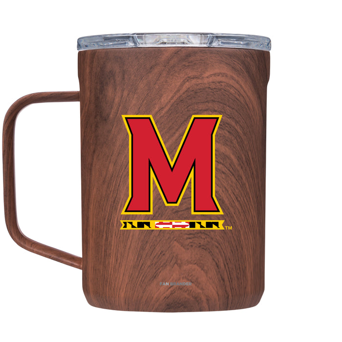 Corkcicle Coffee Mug with Maryland Terrapins Primary Logo