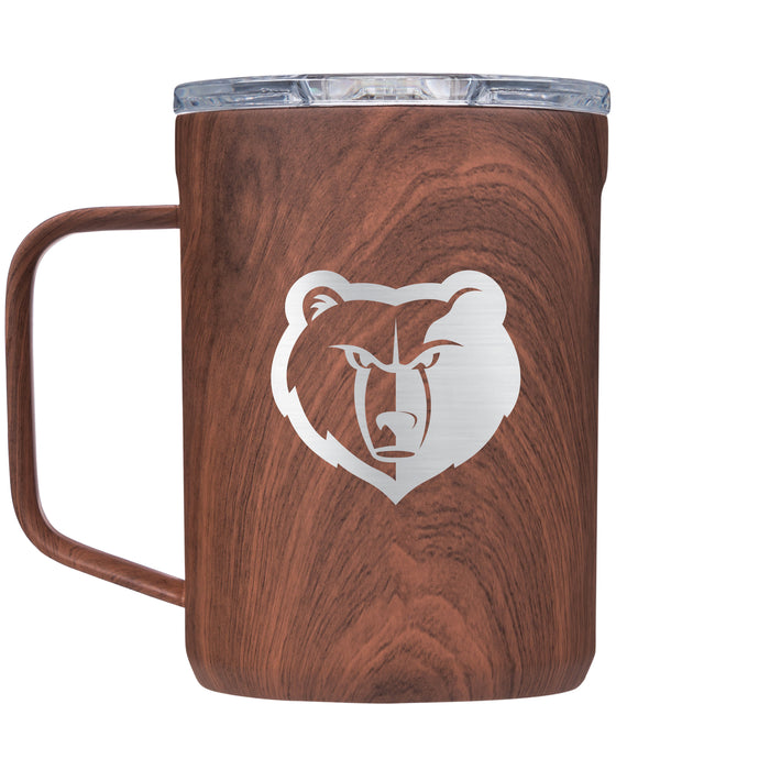 Corkcicle Coffee Mug with Memphis Grizzlies Etched Primary Logo