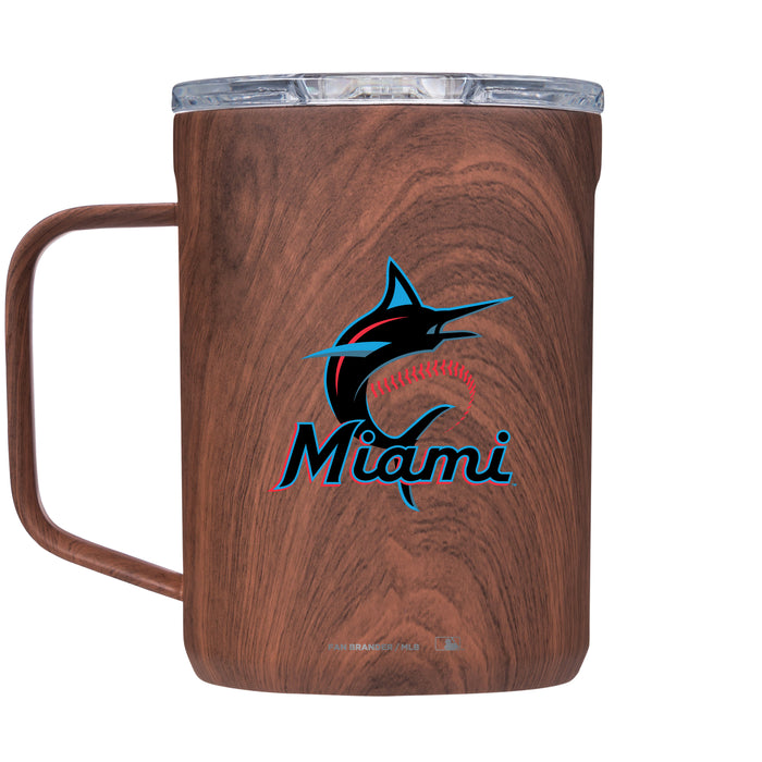 Corkcicle Coffee Mug with Miami Marlins Primary Logo