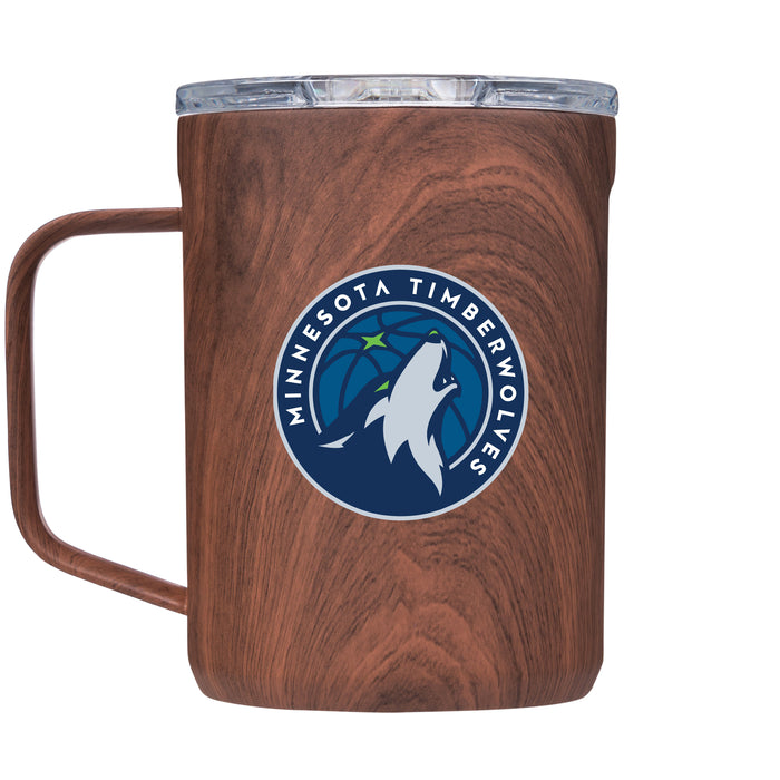 Corkcicle Coffee Mug with Minnesota Timberwolves Primary Logo