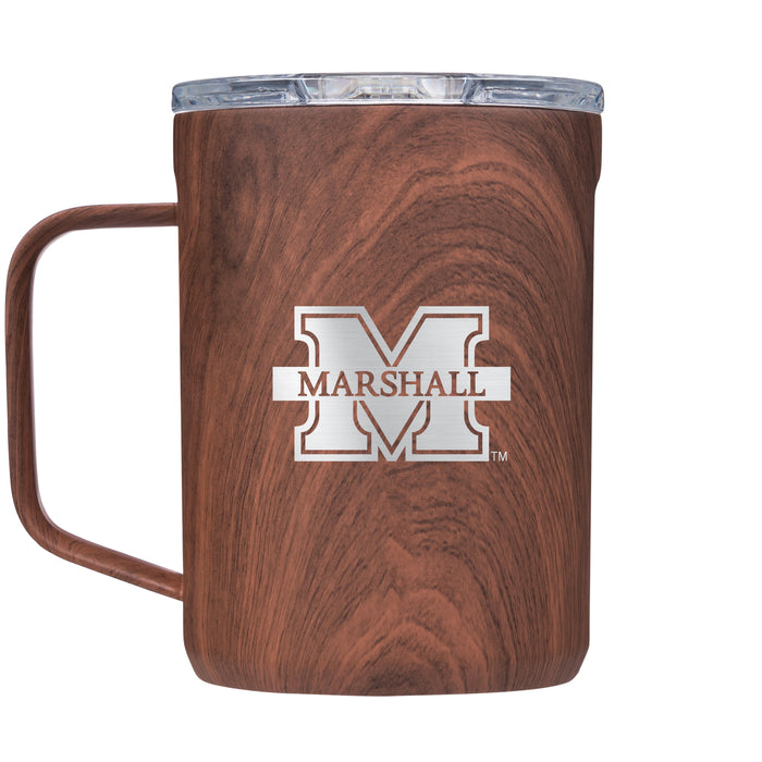 Corkcicle Coffee Mug with Marshall Thundering Herd Primary Logo