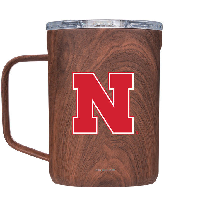 Corkcicle Coffee Mug with Nebraska Cornhuskers Primary Logo