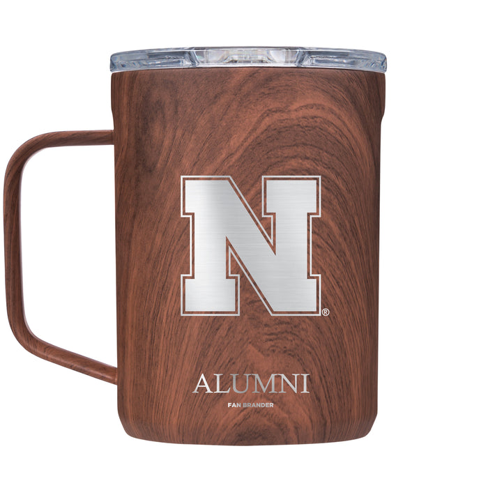 Corkcicle Coffee Mug with Nebraska Cornhuskers Alumni Primary Logo