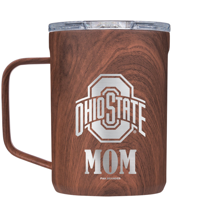 Corkcicle Coffee Mug with Ohio State Buckeyes Mom and Primary Logo