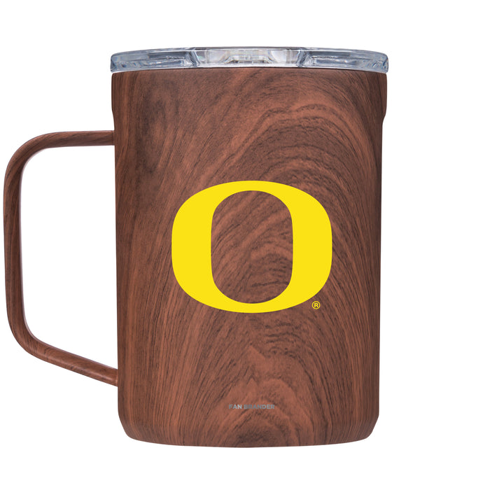 Corkcicle Coffee Mug with Oregon Ducks Primary Logo