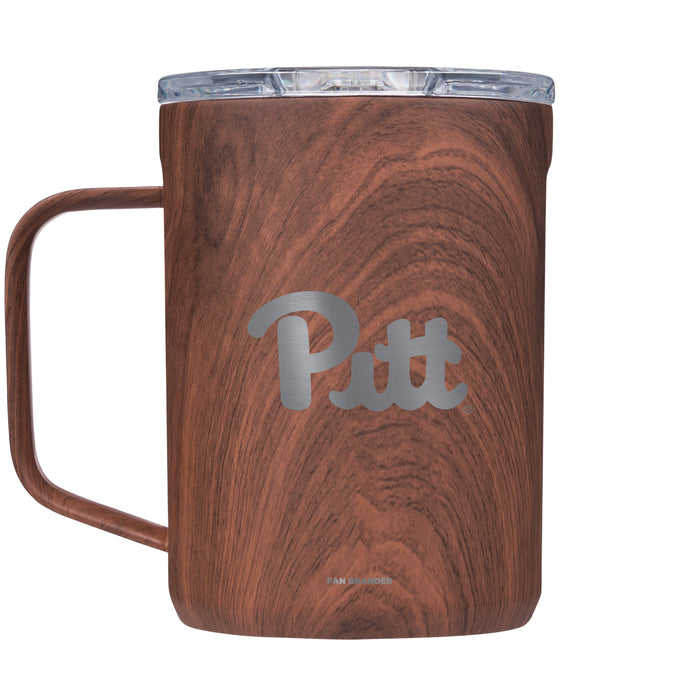 Corkcicle Coffee Mug with Pittsburgh Panthers Primary Logo