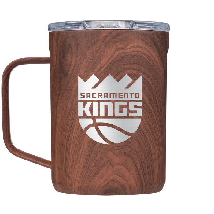 Corkcicle Coffee Mug with Sacramento Kings Etched Primary Logo