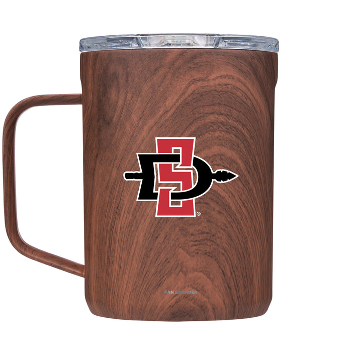 Corkcicle Coffee Mug with San Diego State Aztecs Primary Logo