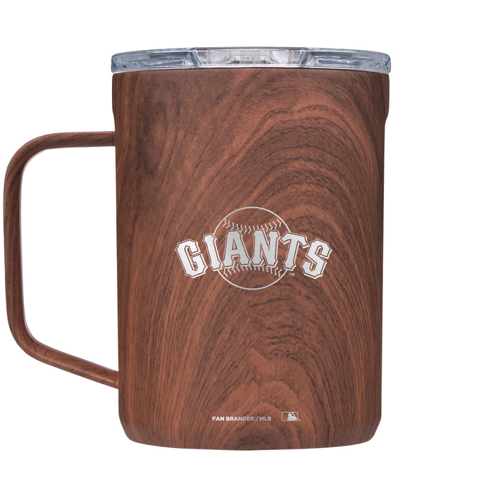 Corkcicle Coffee Mug with San Francisco Giants Etched Secondary Logo