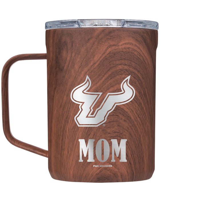 Corkcicle Coffee Mug with South Florida Bulls Mom and Primary Logo