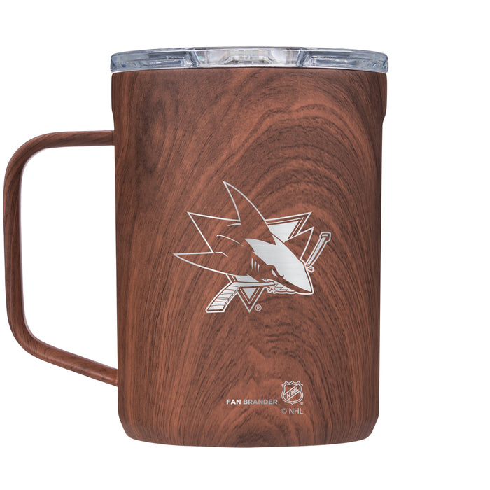 Corkcicle Coffee Mug with San Jose Sharks Primary Logo