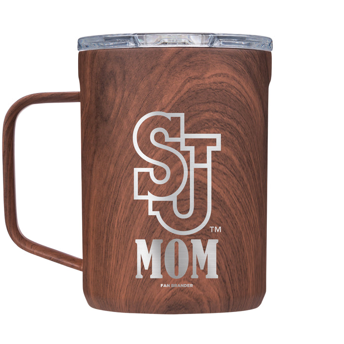 Corkcicle Coffee Mug with St. John's Red Storm Mom and Primary Logo