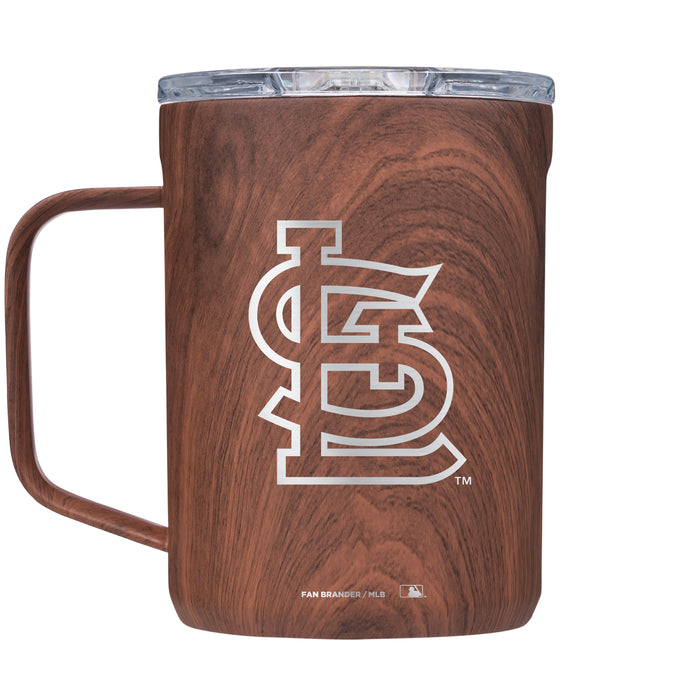 Corkcicle Coffee Mug with St. Louis Cardinals Etched Secondary Logo