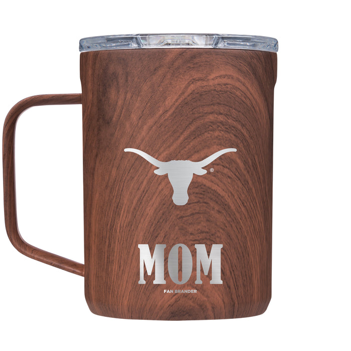 Corkcicle Coffee Mug with Texas Longhorns  Mom and Primary Logo