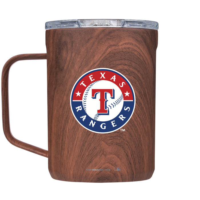 Corkcicle Coffee Mug with Texas Rangers Primary Logo