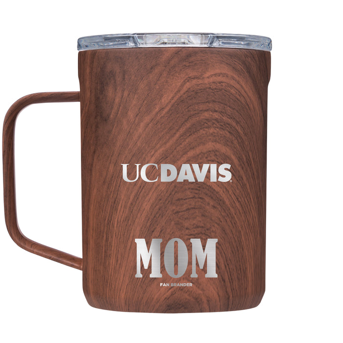 Corkcicle Coffee Mug with UC Davis Aggies Mom and Primary Logo
