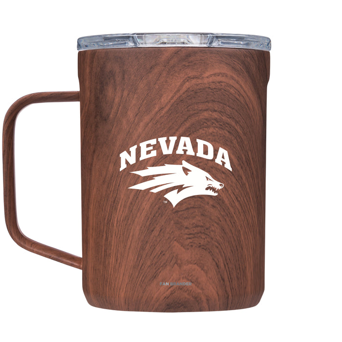 Corkcicle Coffee Mug with Nevada Wolf Pack Primary Logo