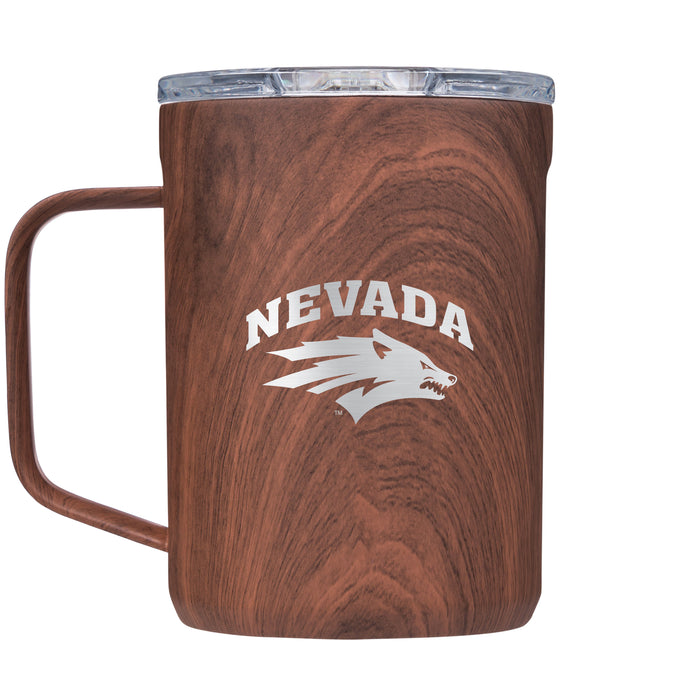 Corkcicle Coffee Mug with Nevada Wolf Pack Primary Logo