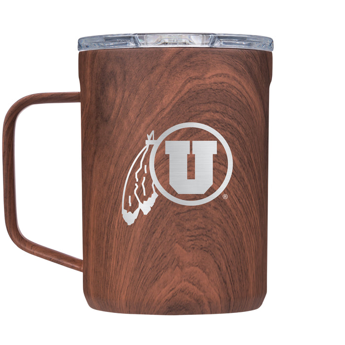 Corkcicle Coffee Mug with Utah Utes Primary Logo