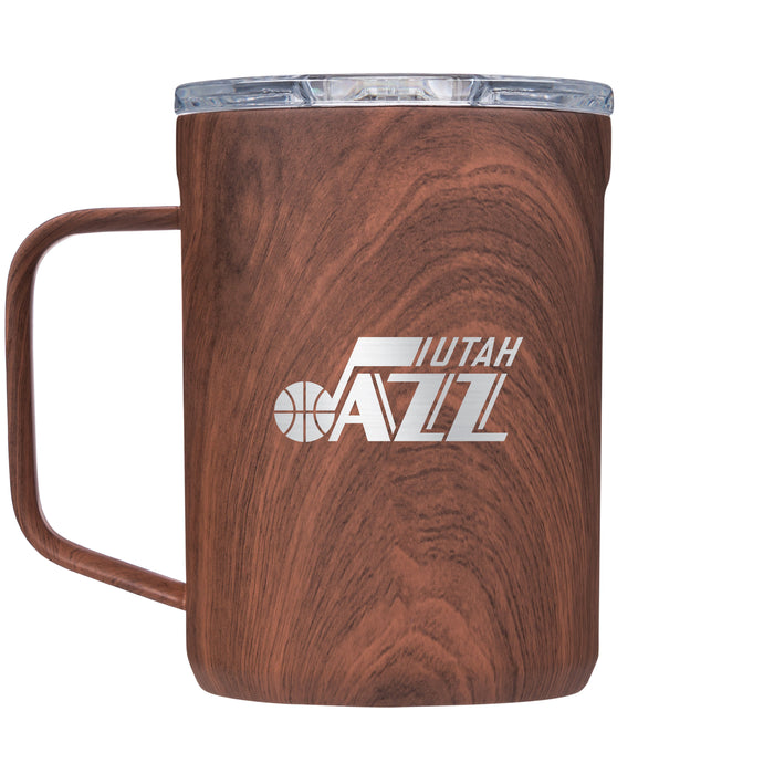 Corkcicle Coffee Mug with Utah Jazz Etched Primary Logo