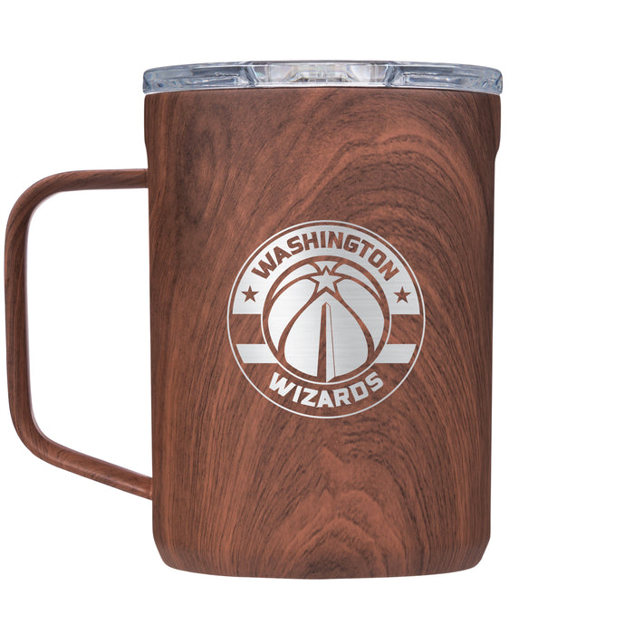 Corkcicle Coffee Mug with Washington Wizards Etched Primary Logo